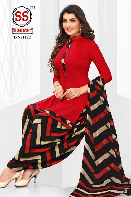 Ssc Sunlight Regular Wear Printed Designer Dress Material Collection
